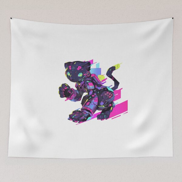 Item preview, Cyber Black Panther Futuristic Aesthetic  designed and sold by SMARTKIT  DESIGNAGENCY.