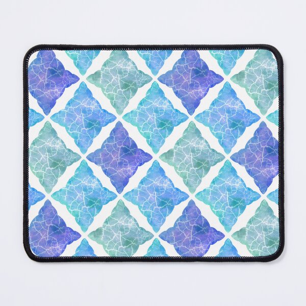Item preview, Cute Blue Pastel tiles on white designed and sold by SztuKarola.