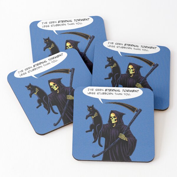 Item preview, Grim Reaper cat eternal torment designed and sold by Syahrasi.
