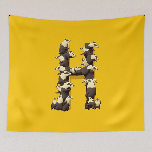 Item preview, Badgers forming the letter H - Fantasy designed and sold by Fenay Designs.