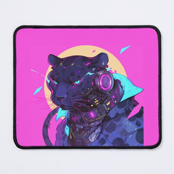 Item preview, Cyber Black Panther Futuristic Aesthetic  designed and sold by SMARTKIT  DESIGNAGENCY.