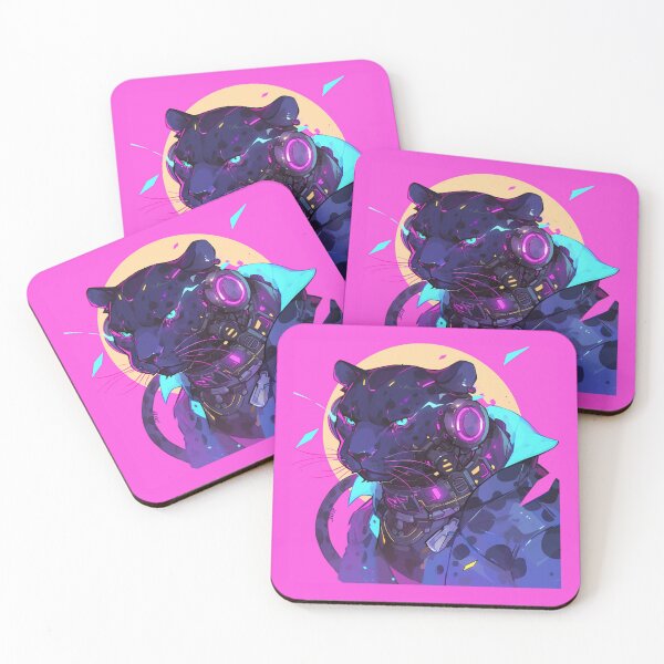 Item preview, Cyber Black Panther Futuristic Aesthetic  designed and sold by SMARTKIT  DESIGNAGENCY.
