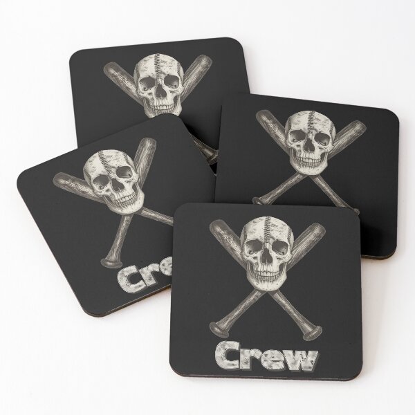 Item preview, Baseball Crew Skull and Bones designed and sold by Yogimeister.