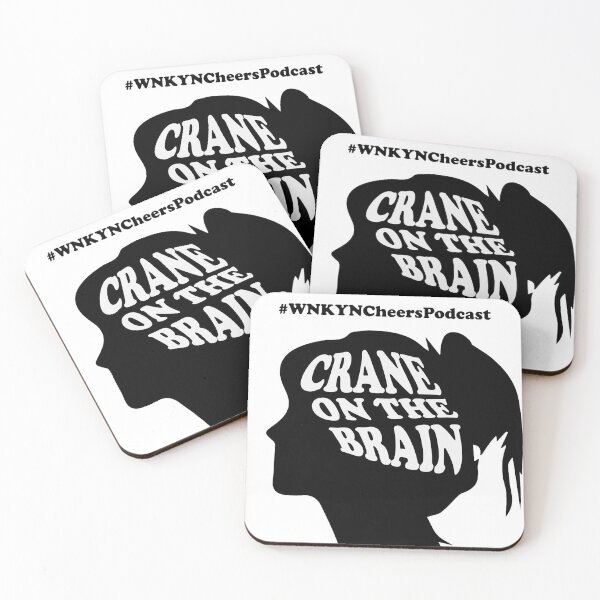 Item preview, Crane On The Brain - Diane Chambers silhouette designed and sold by WNKYNCheersPod.