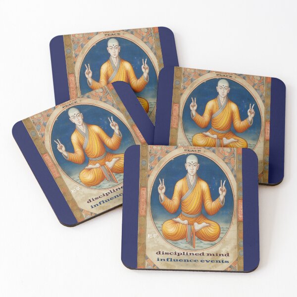 Item preview,  Focus on peace, a trained mind can influence events designed and sold by Valérie Ozanon.