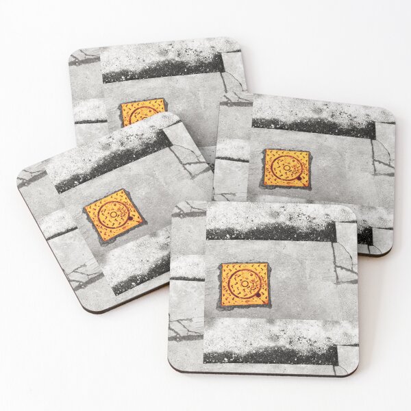 Item preview, Abstract photography manhole urban art designed and sold by Carré Comme Orange.