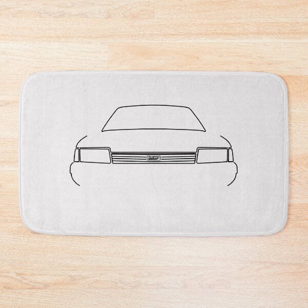 Item preview, Austin Montego 1980s classic car outline black designed and sold by soitwouldseem.