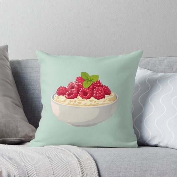 Item preview, Rice pudding with raspberries designed and sold by sakurashorty.