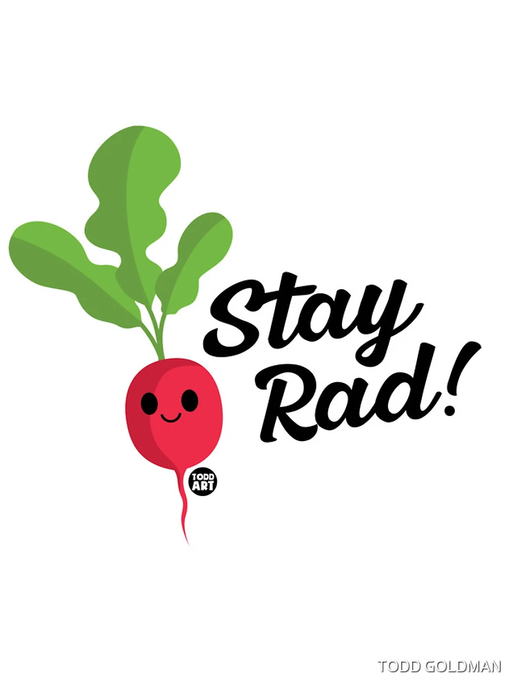 Thumbnail 4 of 4, iPhone Case, STAY RAD RADISH designed and sold by TODD GOLDMAN.