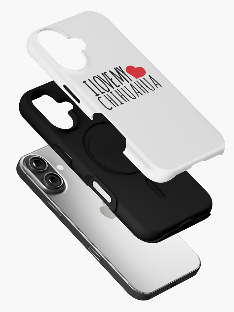 Thumbnail 2 of 4, iPhone Case, I LOVE MY CHIHUAHUA designed and sold by K9ish.