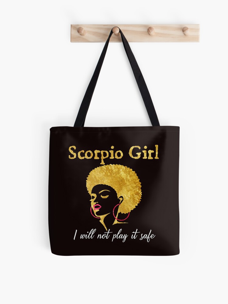 I'm a Scorpio Girl Funny Zodiac Birthday Wishes Gift T-Shirt | Horoscope |  Astrology | Sassy Attitude Woman | | Tote Bag