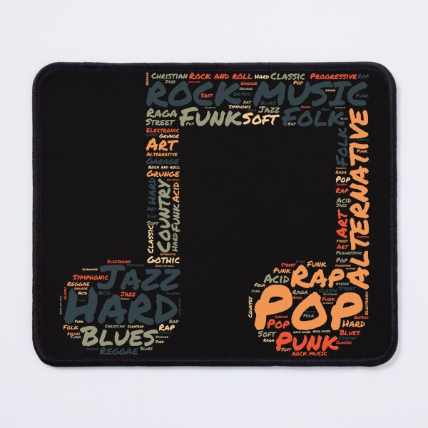 Item preview, Rock Music Genres designed and sold by Dominic-Design.