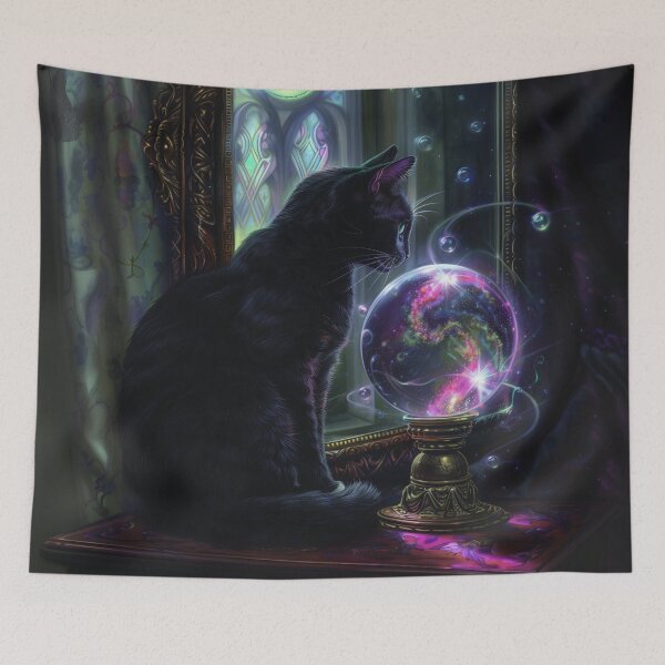 Item preview, The cat reading the future designed and sold by Marie Colençon.