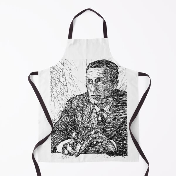 Item preview, MAURICE MERLEAU-PONTY ink portrait .1 designed and sold by lautir.
