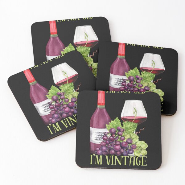 Item preview, Funny Wine Lover I'm Not Old I'm Vintage Graphic designed and sold by MTJ-Mushrooms.