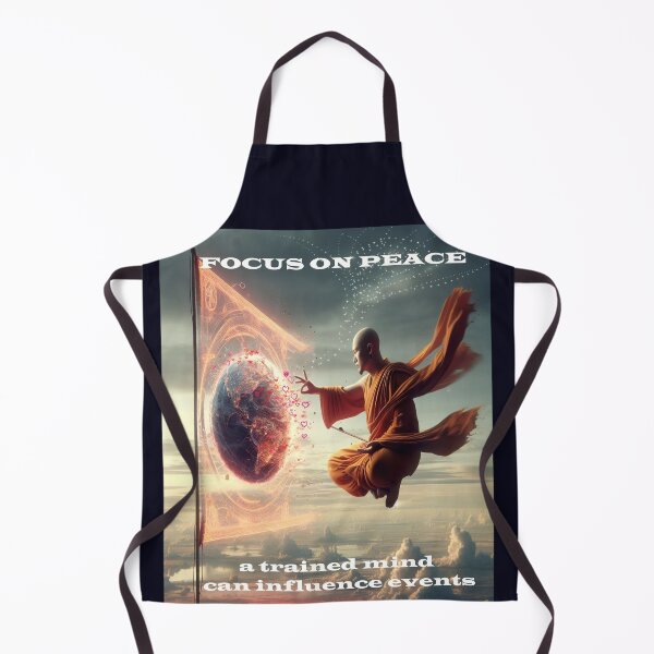 Item preview, Focus on peace, a trained mind can influence events designed and sold by Valérie Ozanon.