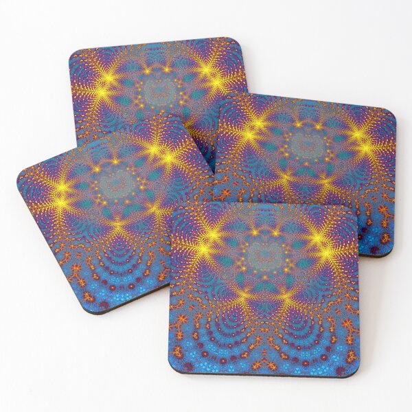 Item preview, Fractal Blue and Yellow Flow designed and sold by MikaMuisika.