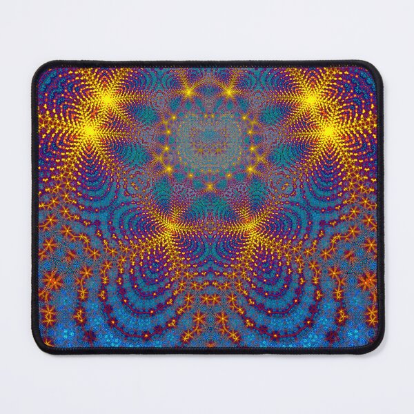 Item preview, Fractal Blue and Yellow Flow designed and sold by MikaMuisika.