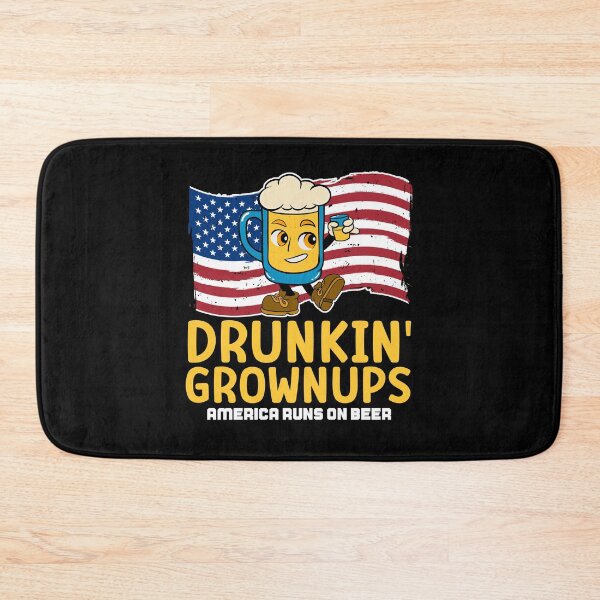 Item preview, Drunkin' grownups America runs on beer : Beer and Patriotism designed and sold by ImaginarStore.