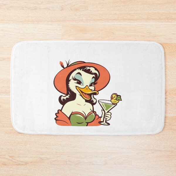Item preview, Retro  Elegant Lady Duck designed and sold by ZMaria.