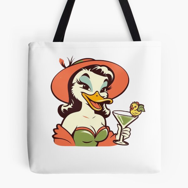 Item preview, Retro  Elegant Lady Duck designed and sold by ZMaria.