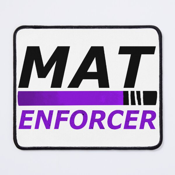 Item preview, "Mat Enforcer" BJJ--Purple Belt designed and sold by Gumberhead.