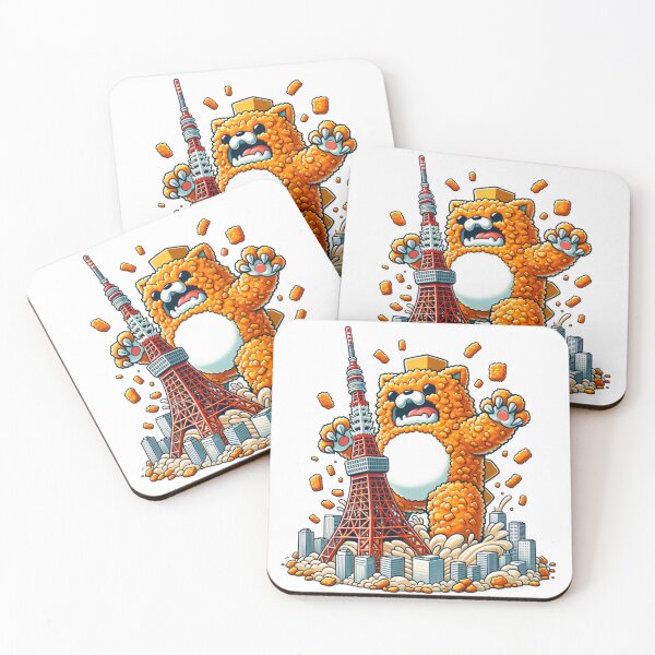 Item preview, Tonkatsuzilla Rampages Tokyo Tower designed and sold by herloque.