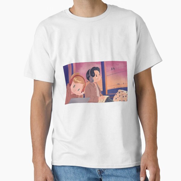 Urban Sunset Lofi Vibes - Gay Art Classic T-Shirt