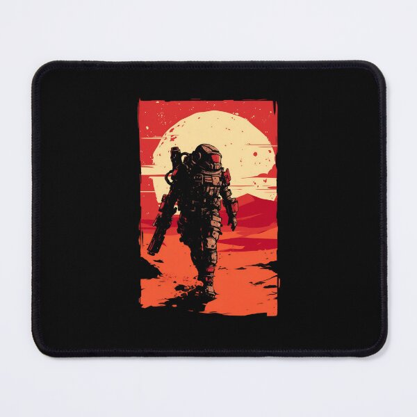 Item preview, Solitary Marine on Mars - Scifi designed and sold by Fenay Designs.