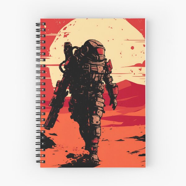 Item preview, Solitary Marine on Mars - Scifi designed and sold by Fenay Designs.