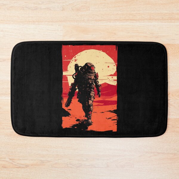 Item preview, Solitary Marine on Mars - Scifi designed and sold by Fenay Designs.