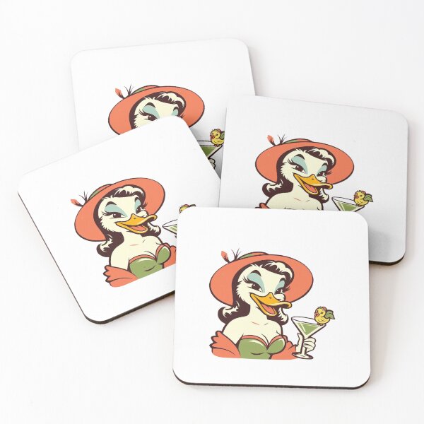 Item preview, Retro  Elegant Lady Duck designed and sold by ZMaria.
