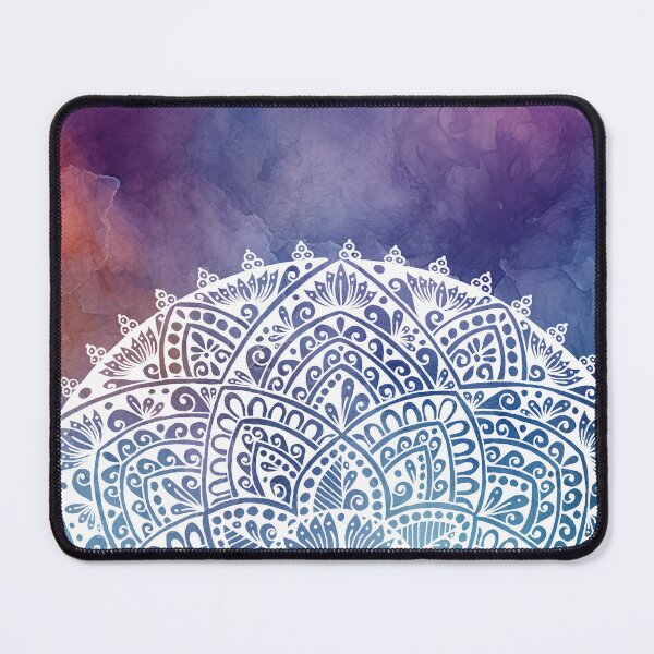 Item preview, Boho mandala watercolor colorful gradient abstract art designed and sold by BridgingThought.