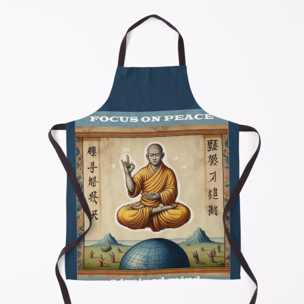 Item preview, Focus on peace, a trained mind can influence events designed and sold by Valérie Ozanon.
