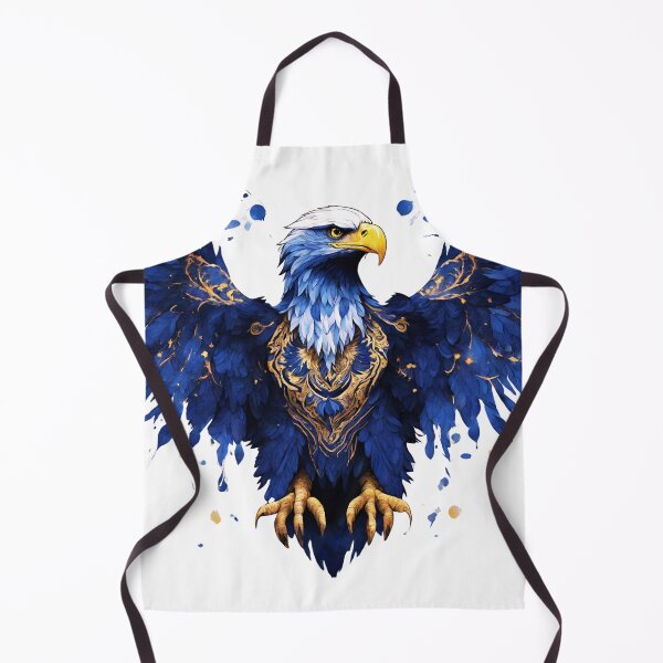 Item preview, Ruler of the Stars: Eagle in a Mystical Blue Universe designed and sold by Aurorartsprint.