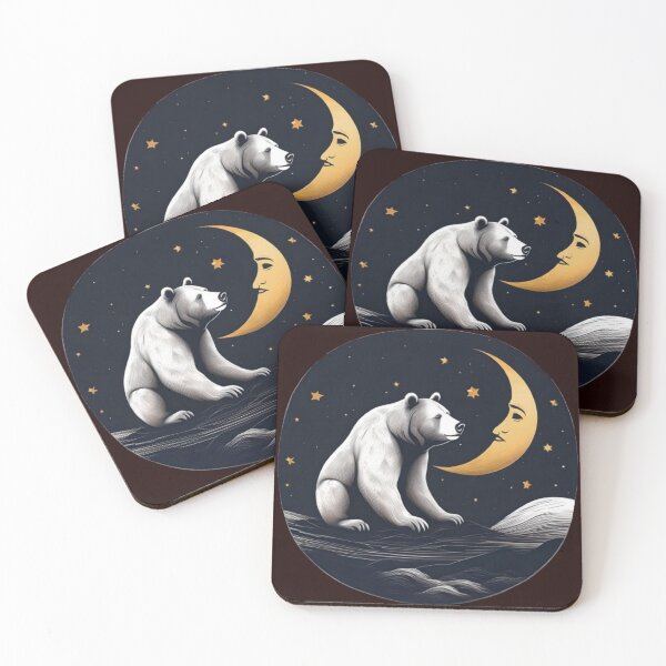 Item preview, Lunar Dialogue with the Polar Bear designed and sold by Creative StudioK.
