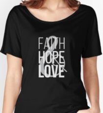Faith Hope & Love | Christian Design Women's Relaxed Fit T-Shirt