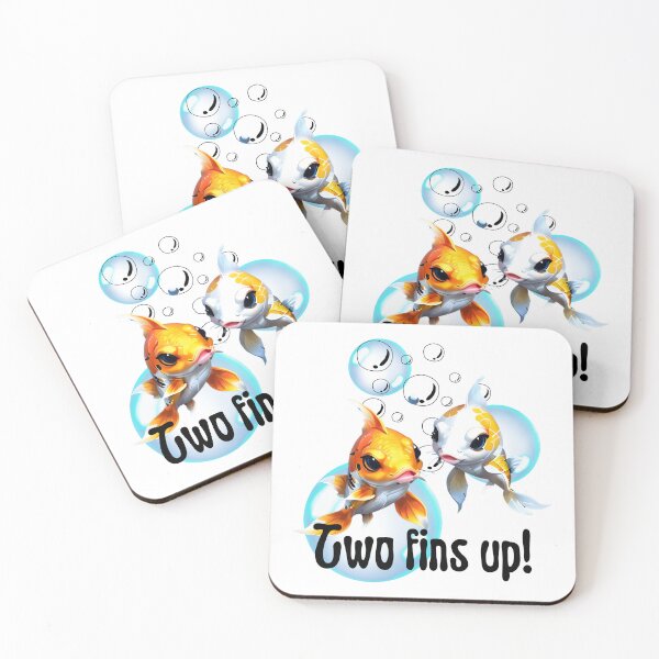 Item preview, Two Fins Up! A Whimsical Underwater Adventure! designed and sold by ArchVibe.