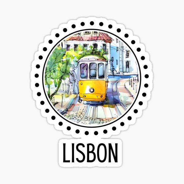 Aperçu de l'œuvre Chemise de tramway de Lisbonne pour les amoureux du Portugal créée et vendue par Dancebeat.