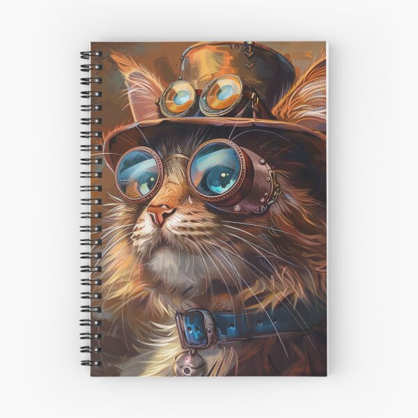 Item preview, Steampunk Cat Illustration designed and sold by GrinGalore.