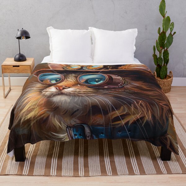 Item preview, Steampunk Cat Illustration designed and sold by GrinGalore.