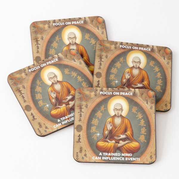 Item preview, Copie de  Focus on peace, a trained mind can influence events designed and sold by Valérie Ozanon.