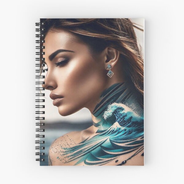 Item preview, Ocean Wave Tattoo designed and sold by MatrixTattoo.