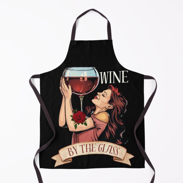 Item preview, Vintage Style Wine Lover Retro Woman Holding Wine Glass designed and sold by MTJ-Mushrooms.