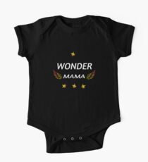 Wonder Mama Mother's Day Mom One Piece - Short Sleeve