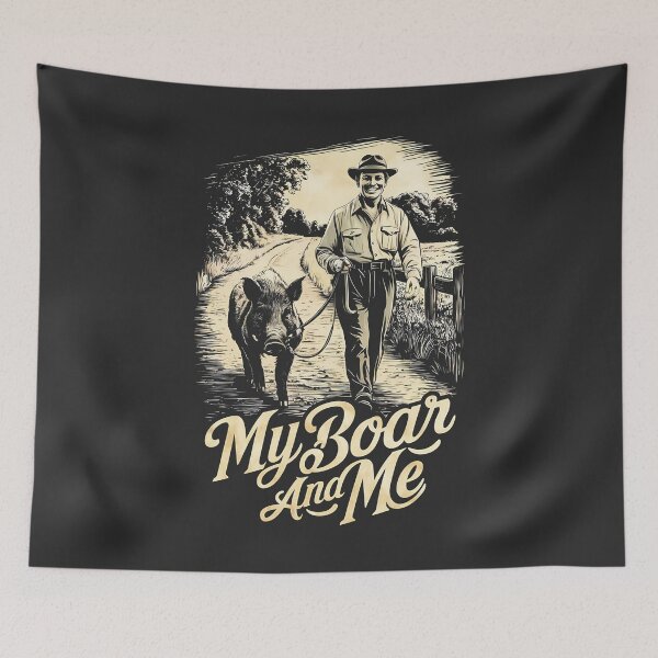 Item preview, My Boar And Me: An Unlikely Friendship designed and sold by SplashTastic.