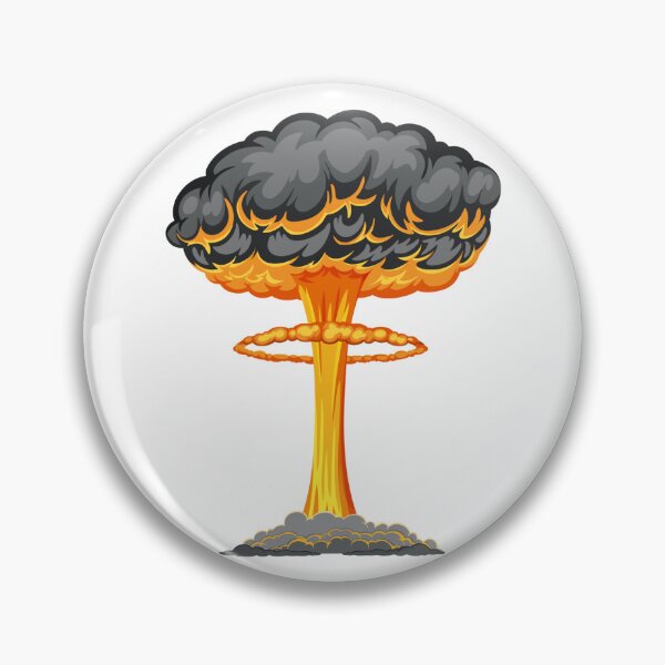 Item preview, Nuclear Explosion with big orange mushroom cloud designed and sold by Abdou-DZT.