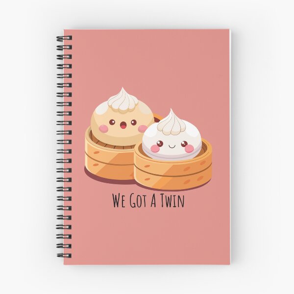 Item preview, Twinsies Steamed Buns - 'We Got A Twin' Pun Design designed and sold by PunnyHouse.