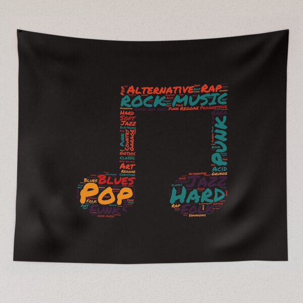 Item preview, Rock Music Genres designed and sold by Dominic-Design.