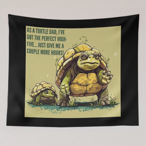 Item preview, Turtle Dad's High-Five Adventure designed and sold by PurpleMoss.